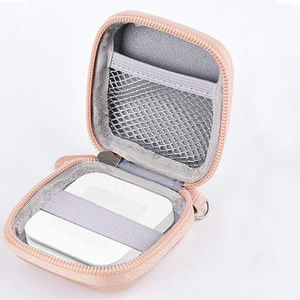 Étui pour <span class=keywords><strong>écouteur</strong></span>s <span class=keywords><strong>sans</strong></span> <span class=keywords><strong>fil</strong></span> bluetooth, housse imperméable et résistante aux chocs avec mousqueton, organisateur de voyage électronique, étui pour chargeur - Product Image 6