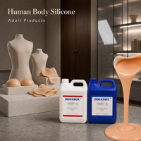 Silicone liquide platine de qualité alimentaire Doneson, sûr pour la peau, pour prothèses médicales, maquillage SFX et modèles anatomiques réalistes