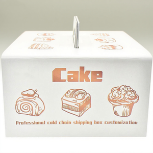 Custom torta isolati alimenti surgelati scatole di cartone e pacchetto di alimenti surgelati scatola di cibo per prodotti da forno torte di pane - Product Image 2