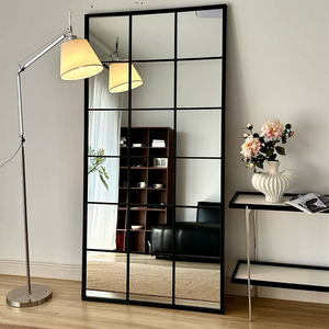 Specchio <span class=keywords><strong>da</strong></span> <span class=keywords><strong>parete</strong></span> rettangolare contemporaneo grande in vetro per ingresso, camera <span class=keywords><strong>da</strong></span> letto, soggiorno, bagno, <span class=keywords><strong>da</strong></span> appendere - Product Image 1