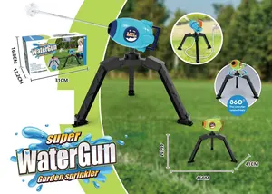 Cartoon Raket Super Waterpistool Omni-Directionele Schieten Watersproeier Voor Tuin Huishoudelijke Waterpijp Link Zomer Outdoor Speelgoed