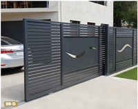 Accessoires pour portail coulissant en alliage d'aluminium de conception européenne Moteur Centurion D5 Clôture de portail extérieur automatique Hôtels à rouleaux au sol