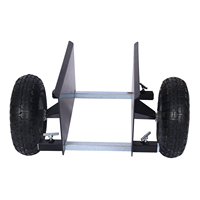 Chariot à panneaux en stock aux États-Unis, chariot robuste pour dalles de granit, capacité de 600 lb, chariot à portes avec roues de 10 pouces. Roues pneumatiques jaunes