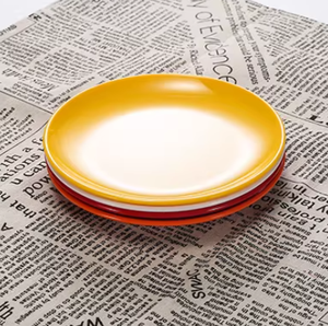 <span class=keywords><strong>Vaisselle</strong></span> en mélamine colorée réutilisable pour hôtels, assiettes circulaires pour buffets de restaurants, 6 à 14 pouces - Product Image 4