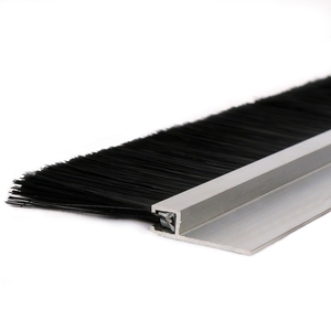 Cerdas de nailon con base de aleación de aluminio personalizadas Cepillo de tira tipo <span class=keywords><strong>H</strong></span> F <span class=keywords><strong>T</strong></span> U para sellado inferior de Puerta - Product Image 2