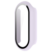 Casing Pelindung Mewah untuk Mi Band 9 NFC dengan Desain Bernapas, Terintegrasi PC+Film Kaca Temper, Casing Jam Tangan Pintar