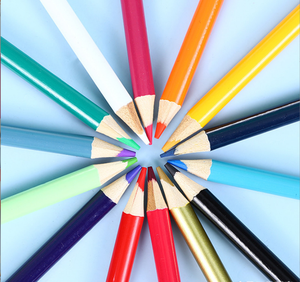 Juego de Lápices de Colores Hexagonales Oleosos CHXN de 12 Colores, Lápices de Dibujo para Niños de Primaria - Product Image 4