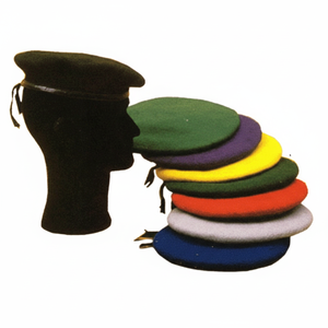 Béret en laine pure à fines rayures, mode printemps automne, inspiré du style journaliste, pour femme, pour l'extérieur - Product Image 1