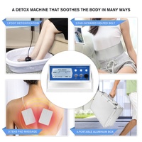 Appareil de massage des pieds ionique détoxifiant pour nettoyage en profondeur, machine de désintoxication ionique pour bain de pieds, usage individuel