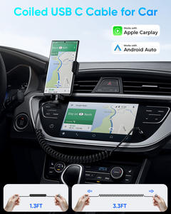 Cable USB Retráctil de Aluminio SUNGUY Tipo-C de 60W 3A con Carga Rápida para Teléfono Móvil, Portátil y Automóvil, con Logotipo Personalizado y Longitud Ajustable - Product Image 5