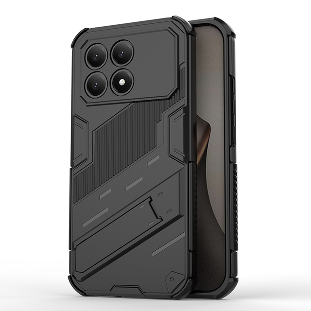 2026 New Popular Design Personalized Anti-Shock TPU+PC Combined Phone Case with Durable Strip Stand for Redmi K90 Pro Max