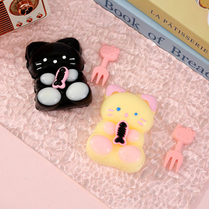 ของเล่นบีบแมวน้อยน่ารัก ยี่ห้อจินคาน ของเล่นบีบคลายเครียด มีเสียงดนตรี สำหรับเด็ก - Product Image 4