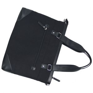 Bolsa de Lona Personalizada con Logotipo para Mujer, con Forro de Poliéster, Correa de Hombro Cruzada y Bolsillo para Portátil - Product Image 4