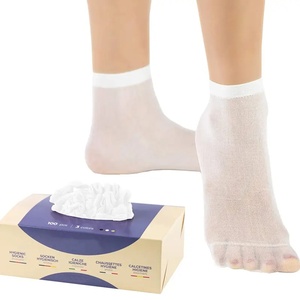 Miệng duy nhất thoáng khí một thời gian cố gắng trên khởi động vớ trong suốt dùng một lần chân vớ cho phụ nữ - Product Image 5