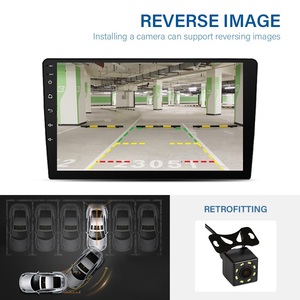 Reproductor de DVD para Auto Universal de 10 Pulgadas 1DIN con Pantalla IPS, 4 Núcleos, Unidad Principal Android, GPS, Amplificador, Radio Estéreo para Auto - Product Image 5