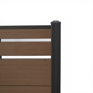 Clôture co-extrudée anti-corrosion en bois pour terrasse, jardin, cour extérieure, clôture en bois-plastique pour petite cour, mur de clôture et <span class=keywords><strong>piquet</strong></span> - Product Image 1