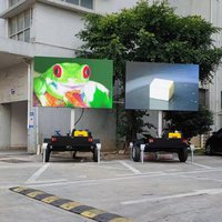 Écran vidéo LED modèle P2, mur vidéo LED, étanche, extérieur, affichage LED couleur pleine, remorques, IP65, pas de pixel de 5 mm, utilisation publicitaire, SDK