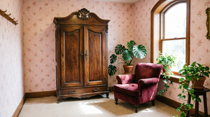 <span class=keywords><strong>Dressing</strong></span> moderne de luxe sur mesure <span class=keywords><strong>en</strong></span> bois <span class=keywords><strong>massif</strong></span> avec miroirs pour chambre et atelier – Haute couture - Product Image 3