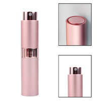 8ml 10ml Mini Voyage Parfum Atomiseur Vaporisateur Rechargeable En Aluminium Métal Bouteille Vide pour Huiles Essentielles Portable