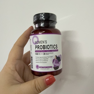 OEM/ODM Private Label Women Probiotics Capsules Dietary Supplements 100 Billion CFUs Synbiotic Prebiotic& Probiotics Mixed Caps - Product Image 1