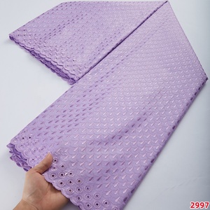 2997 Coton En Gros Nouveautés 2022 Broderie Matériel de Couture Tissu Dentelle Sèche Africaine pour Vêtements Homme ou Femme - Product Image 4