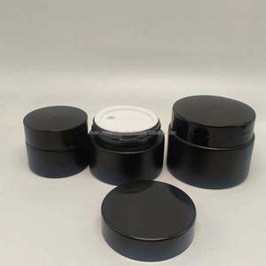 USA Mairun Vente en Gros 0.5oz 1oz 2oz 50ml Emballage Cosmétique PET Noir Brillant Imprimé Personnalisé 50ml Pots en Plastique avec Couvercles à Vis - Product Image 4