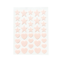 Patchs Hydrocolloïdes Anti-Acné Formes Étoile et Cœur – Traitement Amusant des Imperfections – Soins de la Peau – Personnalisation OEM