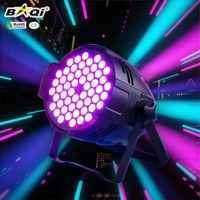 Projecteur LED PAR Baiqi DMX512 d'intérieur professionnel 200W 3-en-1 RGB 6 canaux IP33 pour mariage, Noël et décoration de festivals