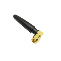 Antenne omnidirectionnelle en caoutchouc de type broche mâle à angle droit 2.4G 433MHz GSM 315MHz
