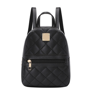 Embroidered PU Zipper <strong>Small</strong> Women's <strong>Backpack</strong> Korean Style One Piece Dropshipping Stylish Double Shoulder Bag - Product Image 5