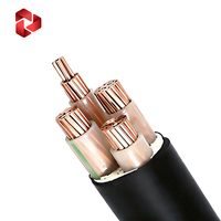 Cable de Alimentación Subterráneo de Bajo Voltaje, Cable de Cobre con Aislamiento de XLPE y PVC