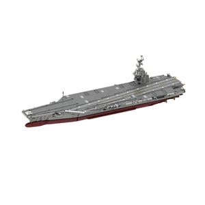 Funbuild tàu chiến CVN-78 tàu sân bay Gerald <span class=keywords><strong>r</strong></span> Khối xây dựng Bộ 1:300 mô hình WW2 giáo dục tự lắp <span class=keywords><strong>r</strong></span>áp gạch đồ chơi - Product Image 5