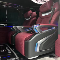 Siège vertical réglable en cuir à levage vertical, adapté aux Mercedes-Benz Sprinter et divers bus/coaches VIP