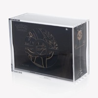 GORLDE Custom 99% UV protection Magnetic Clear Acrylic ETB Plus + Box Protector Acrylique Case Display for Elite Trainer Box PLUS +