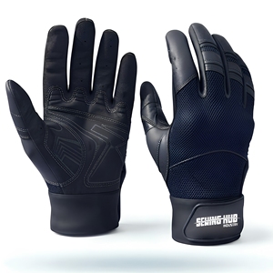 Gants de frappeur de softball unisexe avec logo personnalisé, protection des jointures Flex Zone, dos en maille, équipement sportif, vente en gros - Product Image 1