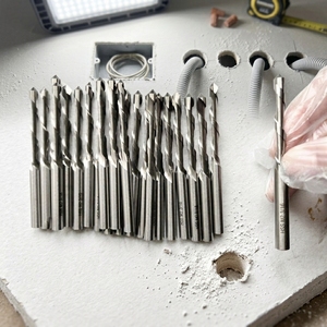 ดอกสว่านเจาะผนังยิปซัม 2026-3/16 1/8 1/4 สำหรับ Rotozip, Dremel และเครื่องมือโรตารี่ขนาดเล็ก – หัวนำร่อง, ร่องเกลียว - Product Image 1