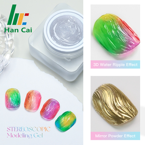El más nuevo Clear 3D Wave Liner <span class=keywords><strong>Gel</strong></span> Nail Painting Sticky Diamond Modeling <span class=keywords><strong>Gel</strong></span> ODM/OEM Free Private Brand Custom <span class=keywords><strong>Gel</strong></span> Polish - Product Image 3
