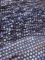 Perles d'eau douce naturelles en vrac Edwin - Rose violet en forme de pièce de monnaie 10,5-11,5 mm Grade AAAAA Propres Lisses Impeccables pour la vente en gros