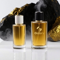 Bouteilles de pulvérisation de luxe pompe d'atomiseur de parfum bouteilles de parfum en verre rondes de cylindre de fantaisie 50ml 100ml 15mm bouteilles de parfum de cou de sertissage