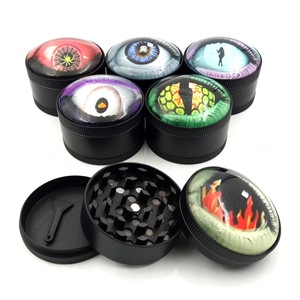 Nuevo Molinillo de Hierbas Secas Metálico Devil Eye - Diseño Redondo Moderno para Tiendas de Fumadores y Distribuidores - Product Image 2