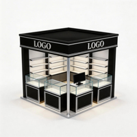 Vitrine d'exposition pour magasin, présentoir de bijoux, de jade et de verre, vitrine îlot pour la vente au détail