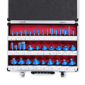 Set Mata Bor <span class=keywords><strong>Router</strong></span> Kayu 35 Pcs, Set Mata Bor Ogee Cove untuk Pertukangan Kayu, Set Alat Pemotong Kayu dengan Badan Karbida Tungsten - Product Image 5