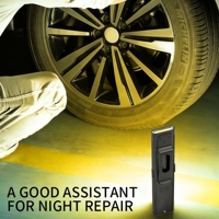 Lampe torche LED portable avec clip, rechargeable par USB, mini lumière COB pour la randonnée, la marche, le camping, les urgences en voiture