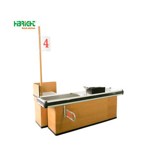Comptoir de caisse supermarché de bonne qualité personnalisé caissier magasin de détail - Product Image 6