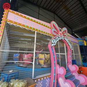 Manèges de parc d'attractions extérieur avec train de course sur circuit circulaire et balles pulvérisatrices, pour parcs à thème - Fourniture directe usine - Product Image 2