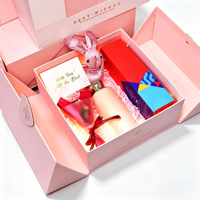 Boîte cadeau de luxe en forme de livre à double porte, logo personnalisé, papier spécial UV, emballage pour mariage, anniversaire, cosmétiques, parfum, téléphone, cadeau