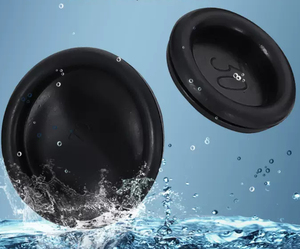 Một mặt cao su màu đen bảo vệ tay áo cho cuộn dây đi qua Vòng chống bụi và con dấu chống thấm nước với lỗ cắm - Product Image 5