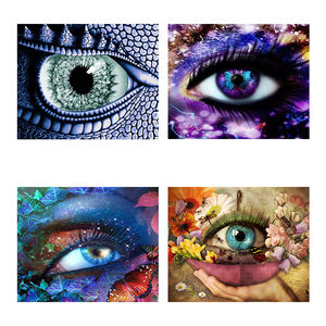 Taladro completo DIY 5D diamante pintura monstruo ojo diamante pintura dinosaurio ojos mariposa flor <span class=keywords><strong>punto</strong></span> <span class=keywords><strong>de</strong></span> <span class=keywords><strong>cruz</strong></span> Kits decoración del hogar - Product Image 2