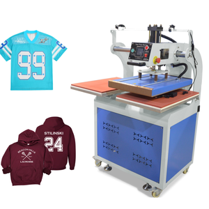 Bán Tự Động Thủy Lực Máy Ép Nhiệt 8 Trong 1 40*40Cm 40*60Cm Đôi Trạm Thăng Hoa Máy Cho In Ấn Thể Thao - Product Image 1