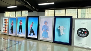 86 Inch Transparante Glazen Touch Display Kast Met 4K Paneel Voor Musea, Winkels, Tentoonstellingen En Digitale Menselijke Displays - Product Image 4